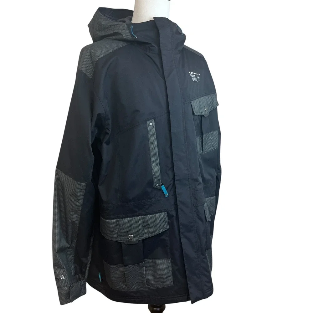 MOUNTAIN HARDWARE Men's Waterproof Hooded Ski Snowboard‎ Jacket XXL Parka Coat